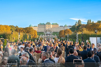 Fundraising Dinner - Belvedere, Wien - Di 05.09.2023 - Gäste, Publikum, Ambiente Sommerparty, Dinnerparty, Cocktailpar55