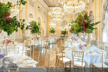 Fundraising Dinner - Albertina, Wien - Do 14.09.2023 - Dekoration, Blumen, Prunkräume6