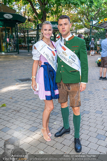 Eröffnung - Kaiserwiesn, Wien - Do 21.09.2023 - Sandra BLEIDT, Alexander HÖFLER10
