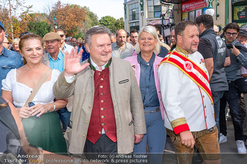 Eröffnung - Kaiserwiesn, Wien - Do 21.09.2023 - Michael LUDWIG, Klaudia (Claudia) TANNER, Johann PITTERMANN beim51