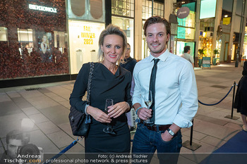 Store Opening - Longines Store, Wien - Do 28.09.2023 - Julian WALDNER, Alexandra MEISSNITZER91