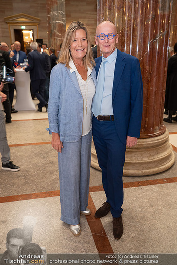 50 Jahre Österr. - Ital. Gesellschaftt - Parlament, Wien - Mi 11.10.2023 - Petra WRABETZ, Kurt MANN34