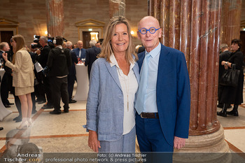 50 Jahre Österr. - Ital. Gesellschaftt - Parlament, Wien - Mi 11.10.2023 - Petra WRABETZ, Kurt MANN35