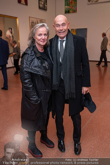 Ausstellungseröffnung - Heidi Horten Collection Museum - Do 23.11.2023 - Andreas RUDAS mit Ehefrau Sabine31