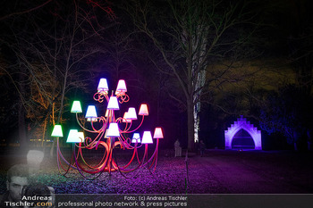 Lichtergarten - Schlosspark Laxenburg - Do 11.01.2024 - Lichtkunstwerke, Lichtergarten Lichterpark Schlosspark Laxenburg22