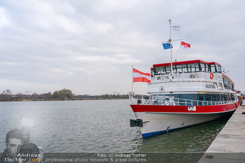 DDSG Flottenerweiterung MS Austria - Schiffsanlagestelle Reichsbrücke, Wien - Mi 06.03.2024 - das neue Schiff MS Austria auf der Donau, Passagierschiff2