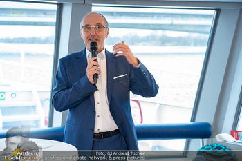 DDSG Flottenerweiterung MS Austria - Schiffsanlagestelle Reichsbrücke, Wien - Mi 06.03.2024 - Wolfgang HANREICH37