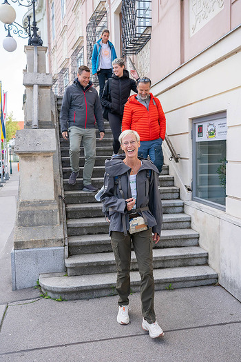 Walk for Future - Klosterneuburg - So 21.04.2024 - Lou-Ann, Thomas und Martina GLEISSENEBNER-TESKEY, Christoph KAUF47