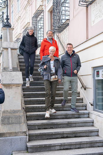 Walk for Future - Klosterneuburg - So 21.04.2024 - Lou-Ann, Thomas und Martina GLEISSENEBNER-TESKEY, Christoph KAUF49