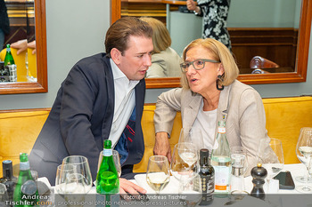 Gerald Gerstbauer 60er-Feier - Cantinetta Antinori, Wien - Di 15.10.2024 - Sebastian KURZ, Johanna MIKL-LEITNER62