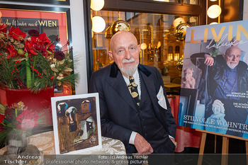 Living Deluxe Magazin Präsentation - Salon Sacher, Wien - Do 12.12.2024 - Markus LÜPERTZ (Portrait)1