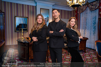 Opernball Couture Salon PK - Hotel Bristol, Wien - Di 17.12.2024 - Gewinner Olga CHAPIRO (Laskari), Dorzh AYUSHIN, Cindy FODOR1