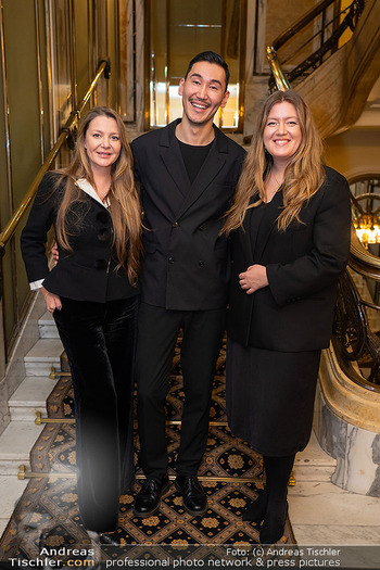 Opernball Couture Salon PK - Hotel Bristol, Wien - Di 17.12.2024 - Gewinner Olga CHAPIRO (Laskari), Dorzh AYUSHIN, Cindy FODOR13