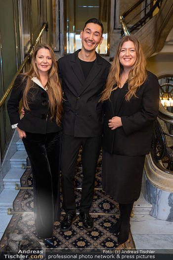 Opernball Couture Salon PK - Hotel Bristol, Wien - Di 17.12.2024 - Gewinner Olga CHAPIRO (Laskari), Dorzh AYUSHIN, Cindy FODOR14