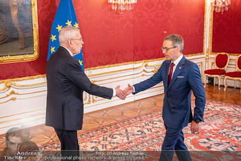 Klickl bei Van der Bellen - Hofburg, Wien - Mo 06.01.2025 - Herbert KLICKL, Alexander VAN DER BELLEN Handschlag, Begrüßung22