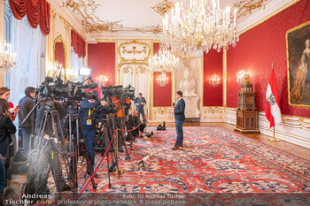 Klickl bei Van der Bellen - Hofburg, Wien - Mo 06.01.2025 - Medien, Journalisten Kameras, Fotografen Presse Medieninteresse 50