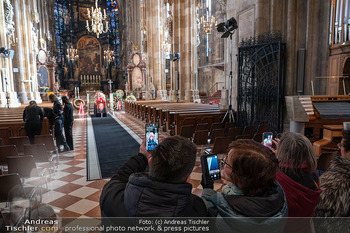 Otto Schenk Trauerfeier - Stephansdom, Wien - Mi 29.01.2025 - großer Andrang bei Verabschiedung4