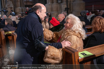 Otto Schenk Trauerfeier - Stephansdom, Wien - Mi 29.01.2025 - Dominique MEYER, Birgit SARATA54