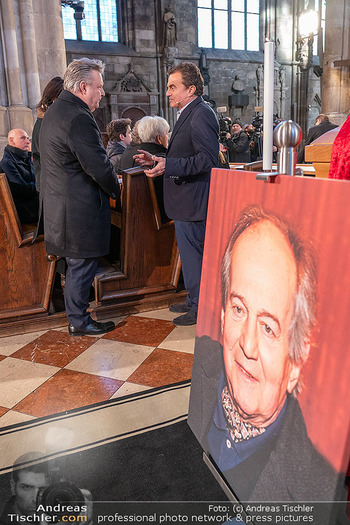 Otto Schenk Trauerfeier - Stephansdom, Wien - Mi 29.01.2025 - Konstantin SCHENK, Michael LUDWIG62