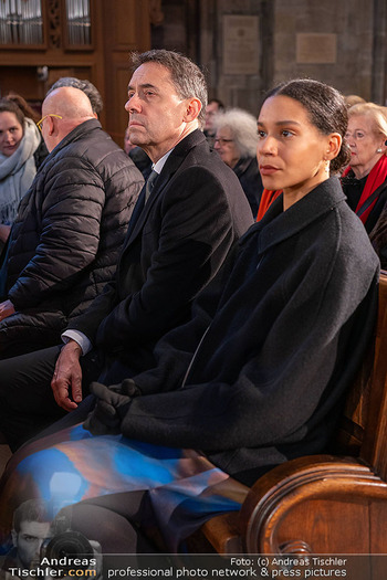 Otto Schenk Trauerfeier - Stephansdom, Wien - Mi 29.01.2025 - Bogdan ROSCIC, Rebecca HORNER84