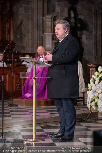 Otto Schenk Trauerfeier - Stephansdom, Wien - Mi 29.01.2025 - Michael LUDWIG121