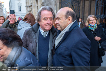 Otto Schenk Trauerfeier - Stephansdom, Wien - Mi 29.01.2025 - Rudolf BUCHBINDER, Dominique MEYER156