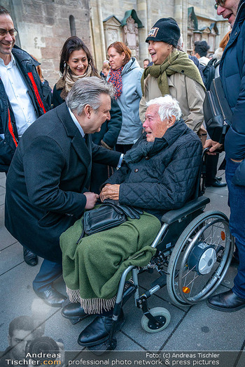 Otto Schenk Trauerfeier - Stephansdom, Wien - Mi 29.01.2025 - Peter WECK, Michael LUDWIG162