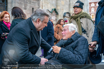 Otto Schenk Trauerfeier - Stephansdom, Wien - Mi 29.01.2025 - Peter WECK, Michael LUDWIG165