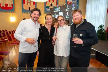 Falstaff Awards 2025 - Rathaus, Wien - Mo 10.03.2025 - Thomas und Susanne DORFER, Lukas MRAZ, Simone OBERLECHNER157