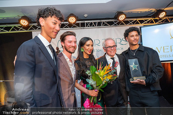 Werzers Saisonopening - Hotel Werzer´s, Pörtschach - Fr 28.03.2025 - Familie Wolfgang PUCK, Ehefrau Gelila, Söhne Byron, Alexander, 348