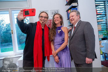 WienKult Frühlingsfest - Bruno Kreisky Forum, Wien - Mi 09.04.2025 - Michael LUDWIG, Rudi DOLEZAL, Mel MERIO (Selfie)15