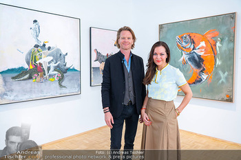 Ausstellungseröffnung - Galerie Hartinger, Wien - Do 24.04.2025 - Mike KRAUS, Yve VOERMANS-EISERFEY6