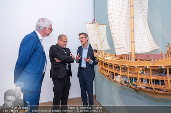Damien Hirst Ausstellungseröffnung - Albertina Modern, Wien - Di 06.05.2025 - Gery KESZLER, Ralph GLEIS, Michael STRUGL23