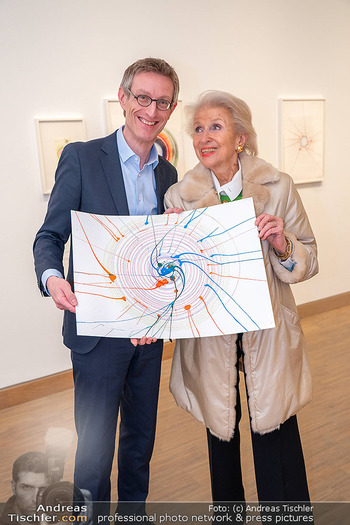 Damien Hirst Ausstellungseröffnung - Albertina Modern, Wien - Di 06.05.2025 - Silvie Silvia EISENBURGER-KUNZ, Ralph GLEIS55