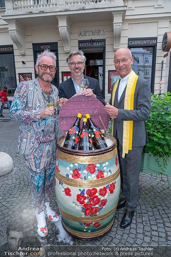 Gartgarten Opening - Artner´s Restaurant, Wien - Mi 07.05.2025 - Franz Josef BAUR, Anton Toni FABER, Markus ARTNER17
