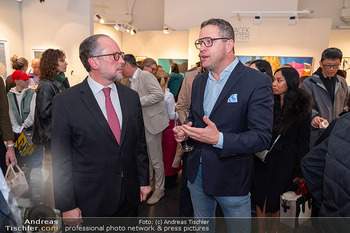 Art Austria Opening - MQ Ovalhalle, Wien - Do 08.05.2025 - Alexander SCHALLENBERG, Johann GUDENUS47