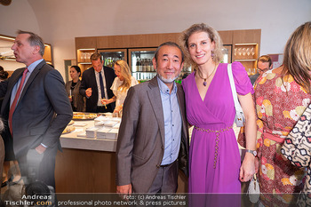 Eröffnung - Shiki Boutique, Wien - Di 13.05.2025 - Joji HATTORI mit Ehefrau Sabine19