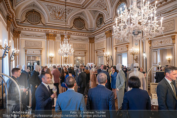 Giorgio Armani Empfang - Italienische Botschaft, Wien - Di 20.05.2025 - Empfang, Gäste, Abendgesellschaft, business club, Cocktailparty88