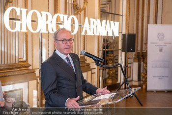 Giorgio Armani Empfang - Italienische Botschaft, Wien - Di 20.05.2025 - Giovanni PUGLIESE111