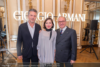 Giorgio Armani Empfang - Italienische Botschaft, Wien - Di 20.05.2025 - Bortolo VENTURELLI, Giovanni PUGLIESE, Debora LEPRE121