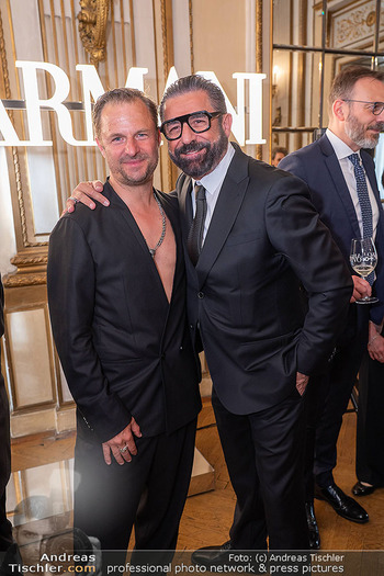 Giorgio Armani Empfang - Italienische Botschaft, Wien - Di 20.05.2025 - Philipp HOCHMAIR, Mauro MALOBERTI125