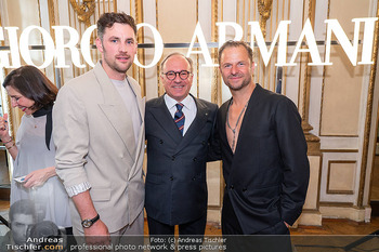 Giorgio Armani Empfang - Italienische Botschaft, Wien - Di 20.05.2025 - Ferdinand SEEBACHER, Giovanni PUGLIESE, Philipp HOCHMAIR129
