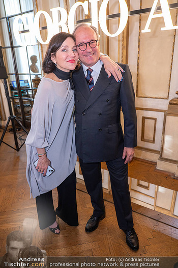 Giorgio Armani Empfang - Italienische Botschaft, Wien - Di 20.05.2025 - Giovanni PUGLIESE, Debora LEPRE131