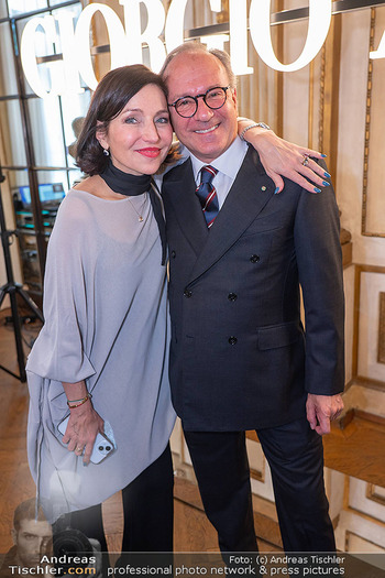 Giorgio Armani Empfang - Italienische Botschaft, Wien - Di 20.05.2025 - Giovanni PUGLIESE, Debora LEPRE132