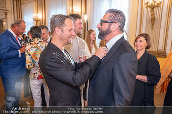 Giorgio Armani Empfang - Italienische Botschaft, Wien - Di 20.05.2025 - Philipp HOCHMAIR, Mauro MALOBERTI159