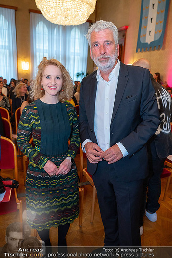 Minerva Awards 2025 - Rathaus, Wien - So 25.05.2025 - Eva-Maria HOLZLEITNER, Dirk STERMANN1