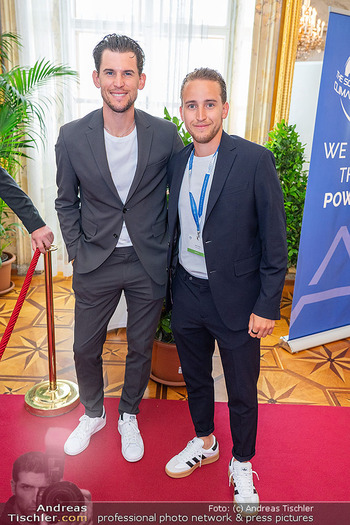 Austrian World Summig AWS Klimagifpel - Hofburg, Wien - Di 03.06.2025 - Dominic Dominik THIEM mit Bruder Moritz199
