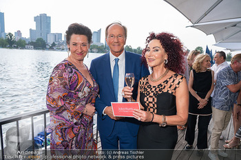 Christina Lugner Geburtstag - Strandcafe Alte Donau, Wien - Di 10.06.2025 - Christina LUGNER, Ernst MINAR, Andrea HÄNDLER15