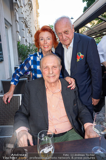 40 Jahresfeier - Cafe Stein, Wien - Do 12.06.2025 - Rudolf Purzel und Inge KLINGOHR, Christian Ludwig ATTERSEE1