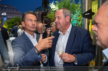 Raiffeisen Sommerfest - Albertina, Wien - Di 24.06.2025 - Roland WEIßMANN, Josef PRÖLL19